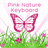 Pink Nature Keyboard icon