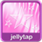 Pink Zebra Starstruck Go SMS Theme icon