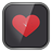 Red Heart Clock icon