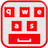 Red Keyboard icon