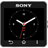 Round analog clock widget icon