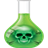 Vial poison - battery icon