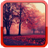 Falling leaves icon