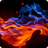 Blue Fire Background icon