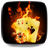 Burning cards Live Wallpaper icon