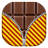 Chocolate Zipper Lock Screen icon