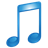 Cloud music player icon