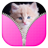 Cute Kitty Zipper Lock Screen version 1.0.6