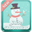Cute Snowman Keyboard icon