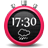 Dark Clock Weather Widget icon