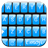 Theme Gloss Blue for Emoji Keyboard 2.0