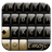 Theme Gloss GoldBlack for Emoji Keyboard version 3.0