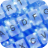 GO Keyboard Blue Crystals icon