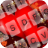 GO Keyboard Red Heart icon
