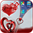 Heart Zipper Lock icon