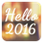 Hello 2016 icon