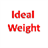 Ideal weight icon