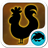 Neon Rooster Sign Keyboard icon
