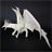 Origami dragon icon