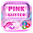 Pink Glitter GO Launcher icon