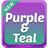 Descargar Purple Teal Keyboard