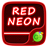 Red neon icon