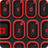 Red Rubber Keyboard 4.172.54.79
