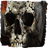 Smoldering skull icon