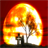 3D Halloween Mystery Red Sky Moon Free icon