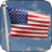 American Flag 3D LWP icon