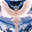 Anime angel among mountains icon