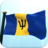 Barbados Flag 3D Free version 1.23