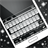 Black and White Emoji Keyboard icon