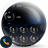 drupe Spheres BlackBlue Theme icon