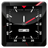 Blood Red Analog Clock icon