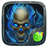 Blue flame icon