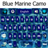 Blue Marine Camo Keyboard icon