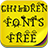 Children Fonts Free icon