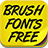 Brush Fonts Free version 1.2