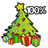 Christmas tree Battery Widget icon