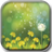 Dandelion field icon