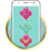 Diamond Butterfly Teal icon