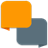 Folded Material Orange icon