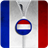 France Flag Zipper Screen Lock 1.0