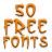 Free Fonts 50 Pack 24 icon