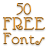 Free Fonts 50 Pack 4 3.14.1