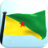 French Guiana Flag 3D Free icon