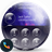 drupe Glass Galaxy Theme icon