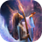 Girl with sword icon