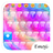 Theme Glass Spiral for Emoji Keyboard 6.0